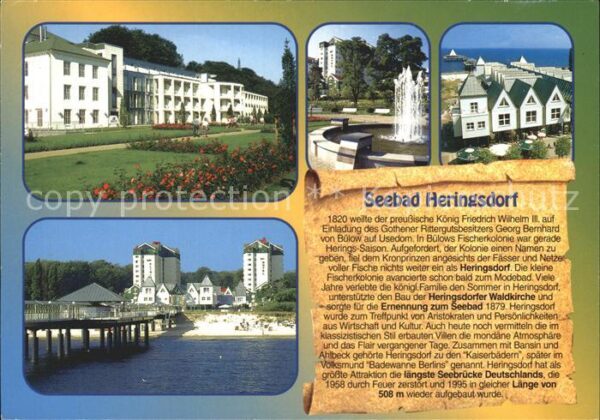 Heringsdorf Ostseebad Usedom Strand Anlegebrücke