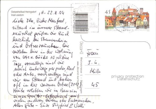 Heringsdorf Ostseebad Usedom Strand Anlegebrücke – Bild 2