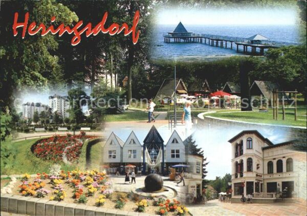 Heringsdorf Ostseebad Usedom Anlegebrücke Park