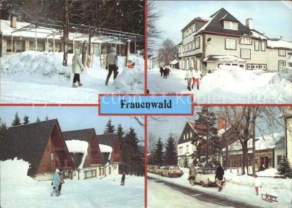 Frauenwald Thueringen Cafe Lenkgrund Erholungsheim Drei Krone