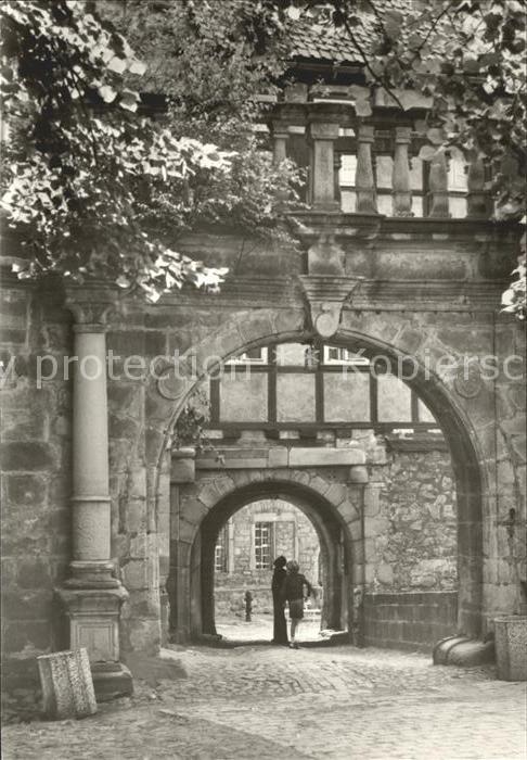 Schleusingen Schloss Bertholdsburg Portal