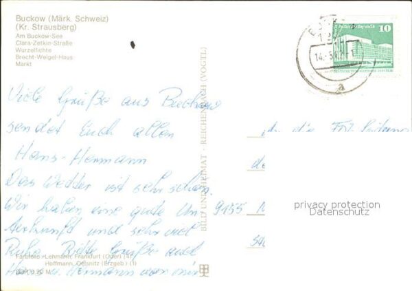 Buckow Maerkische Schweiz See Clara-Zetkin-Strasse Wurzelfichte M – Bild 2