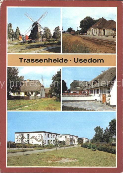 Trassenheide Usedom Mühle Jugenderholungszentrum Bahnhof Al