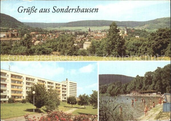 Sonderhausen Kyffhaeuserkreis Neubaugebiet Borntal Naherholungszentru