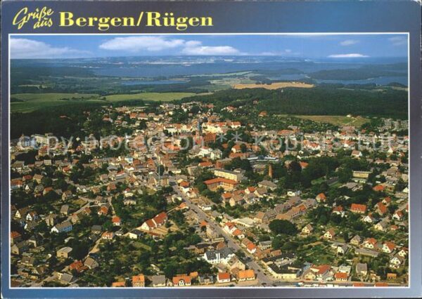 Bergen Ruegen Fliegeraufnahme