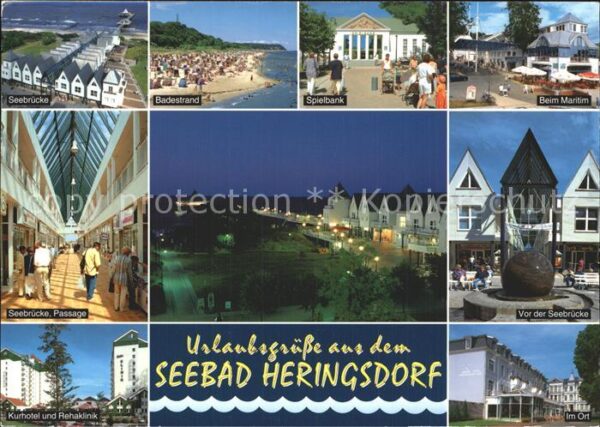 Heringsdorf Ostseebad Usedom Maritim Kurhotel Seebrücke Passage  Kur