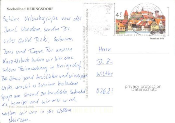 Heringsdorf Ostseebad Usedom Fliegeraufnahme – Bild 2