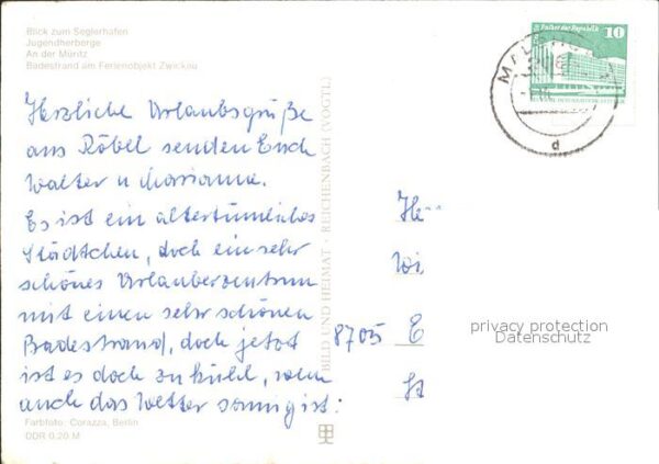 Roebel Mueritz Seglerhafen Jugendherberge Badestrand – Bild 2
