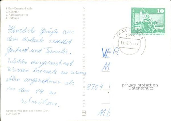 Malchin Demmin Karl-Dressel-Strasse Steintor Kalensche – Bild 2