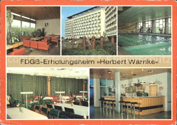 Klink Waren Herbert Warnke Empfangshalle Schwimmhal
