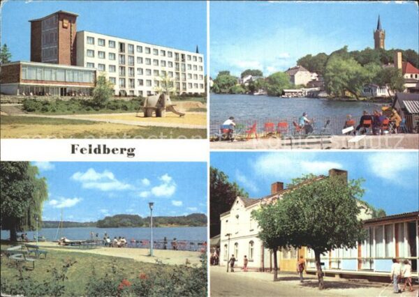 Feldberg Mecklenburg FDGB-Erholungsheim Freundschaft Bettenh