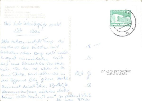 Eggesin Rathaus Strasse der Freundschaft Hotel – Bild 2