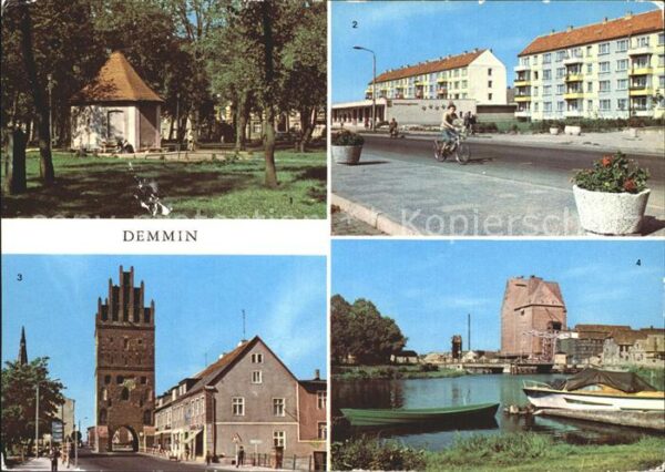 Demmin Mecklenburg Vorpommern Marienhain Neubauten Markt Luisentor Ha