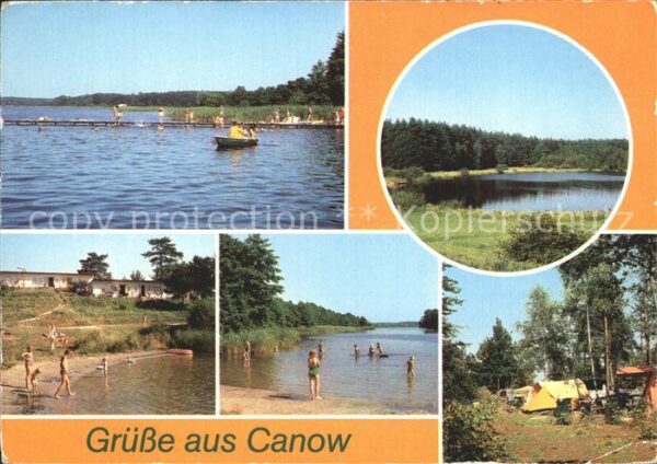 Canow Labussee Grünplan Grosser See Campingpl