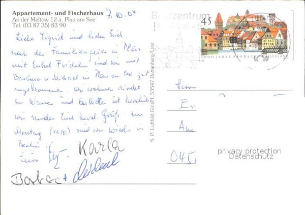 Plau See Appartement- Fischerhaus Fliegeraufnahm – Bild 2
