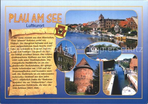Plau See Burg Hafen