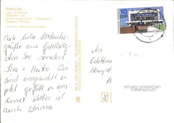 Luebz Dobbertin-See Karow Campingplatz Goldbe – Bild 2
