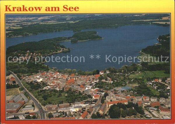 Krakow See Fliegeraufnahme