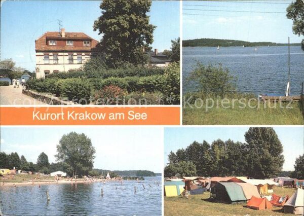 Krakow See HO Gaststätte Seehotel Campingplatz
