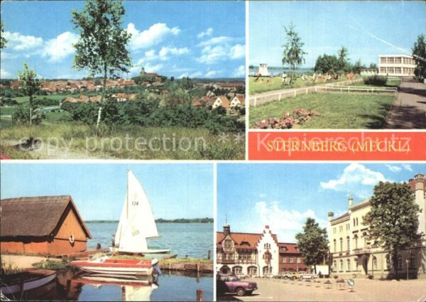 Sternberg Mecklenburg Bad Konsum-Strandgaststätte See Rathaus