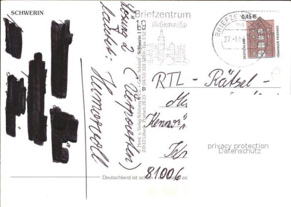 Schwerin Mecklenburg Schloss Kirche – Bild 2