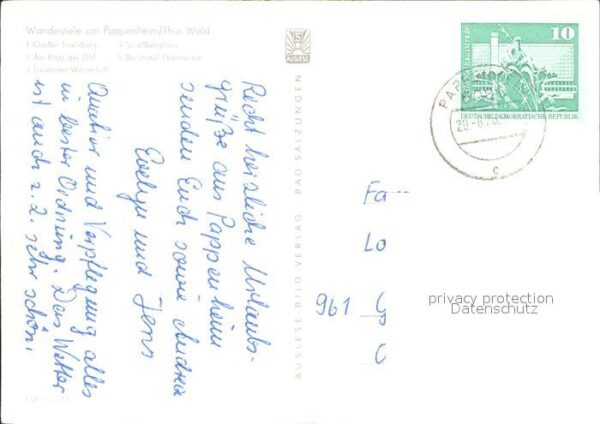 Pappenheim Thueringen Grosser Inselsberg Spiessberghaus Bergh – Bild 2