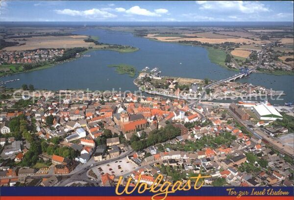 Wolgast Mecklenburg-Vorpommern Fliegeraufnahme