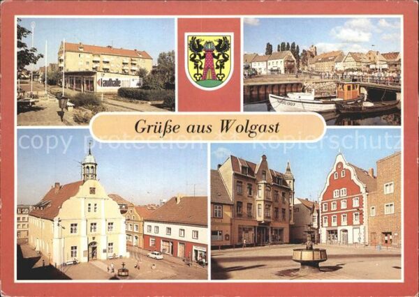 Wolgast Mecklenburg-Vorpommern Kaufhalle Brücke