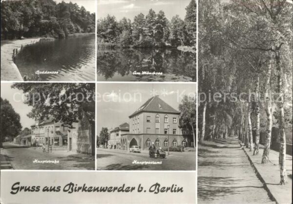 Birkenwerder Boddensee Mönchsee Hauptpostamt