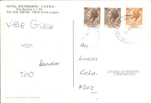 Celle Ligure Hotel Restaurant Torre – Bild 2