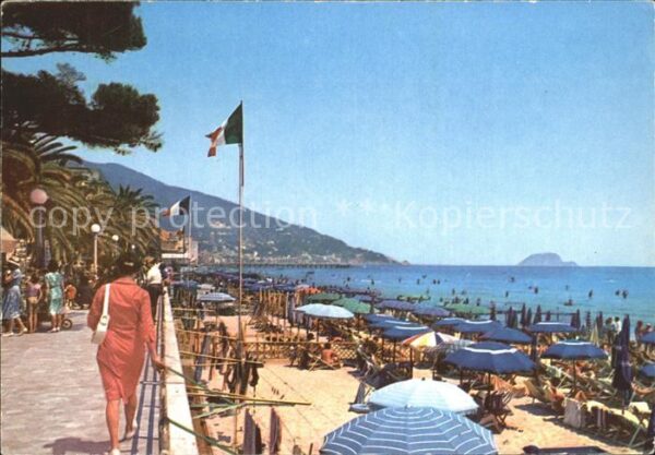 ALASSIO Savona Liguria IT Spiaggia Strand