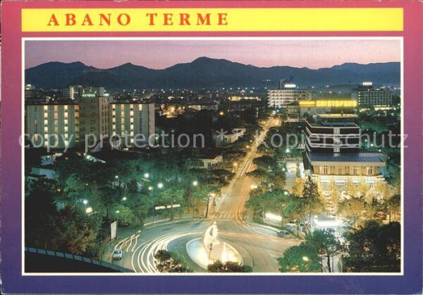 Abano Terme bei Nacht