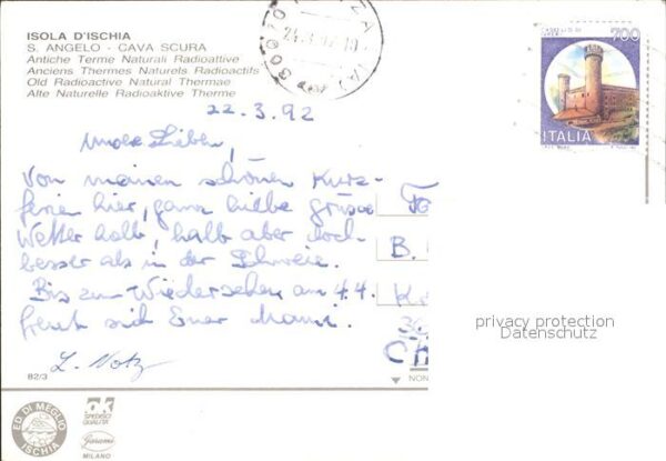Isola d Ischia S. Angelo Cava Scura Antiche Terme – Bild 2