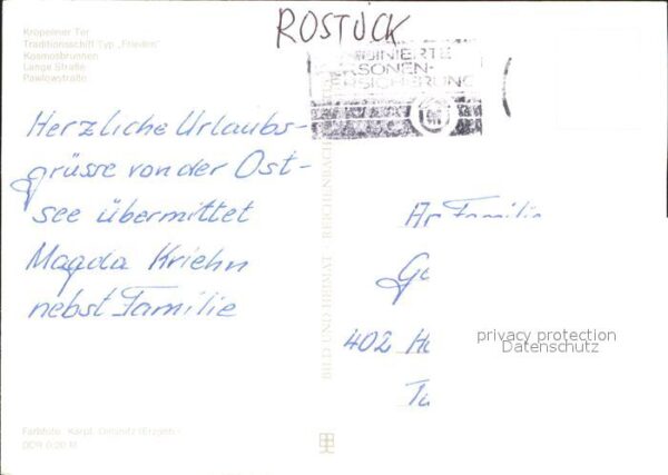 Rostock Lange-Strasse Pawlowstrasse Hafen Kröpe – Bild 2