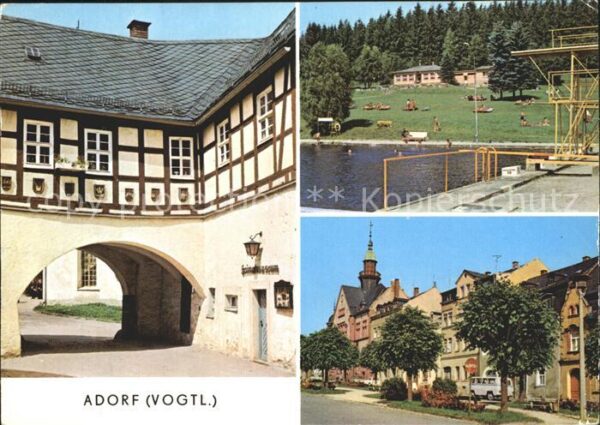 Adorf Vogtland Heimatmuseum am Freiberger Tor Waldbad