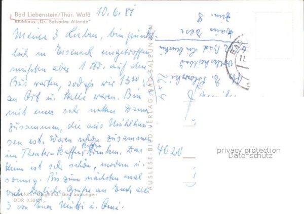 Bad Liebenstein Klubhaus Dr. Salvador Allende – Bild 2