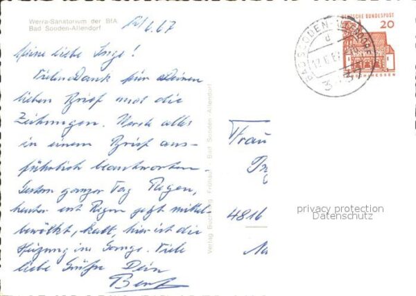 Bad Sooden-Allendorf Werra Sanatorium – Bild 2
