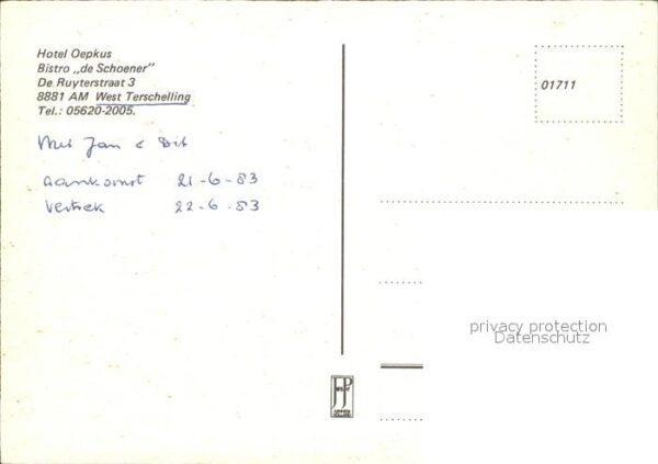 Terschelling Hotel Oepkes – Bild 2