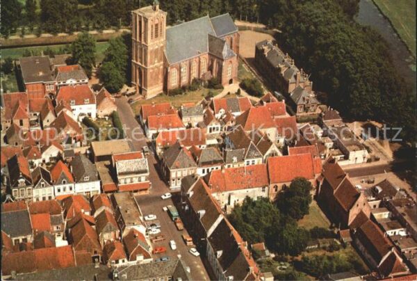 Elburg Kerk Fliegeraufnahme