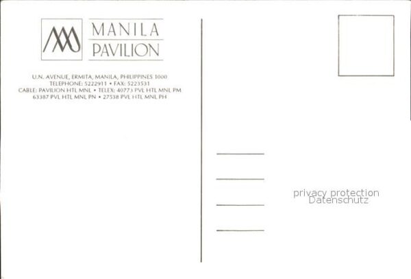 Manila Philippines Manila Pavilion Hotel – Bild 2