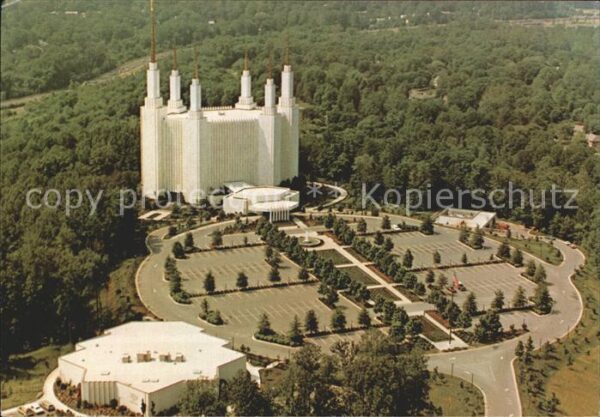 Washington DC Temple No. 598 Fliegeraufnahme