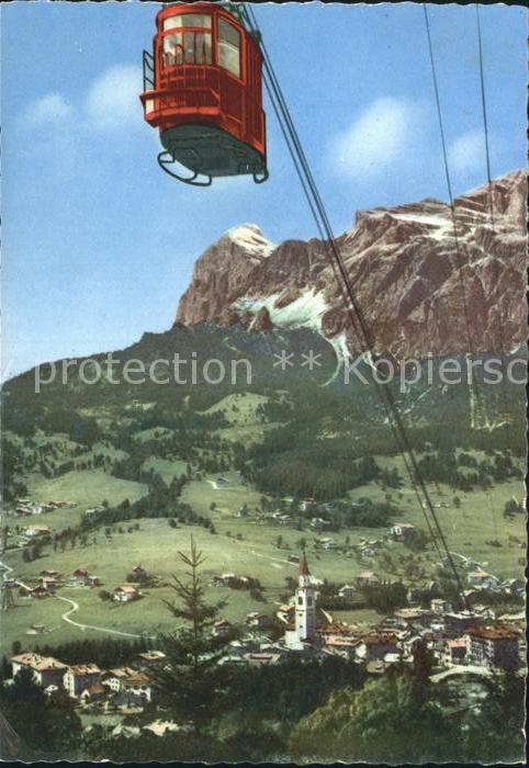Cortina d Ampezzo La Tofana Seilbahn
