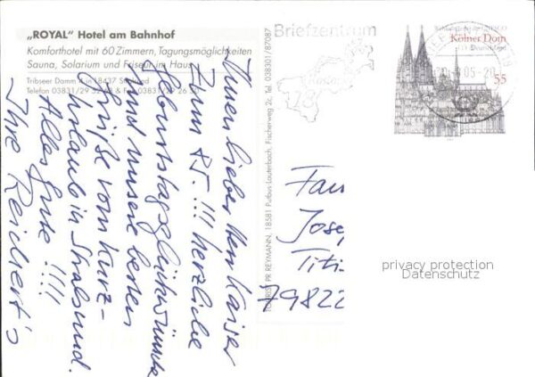 Stralsund Mecklenburg Vorpommern Royal Hotel am Bahnhof – Bild 2