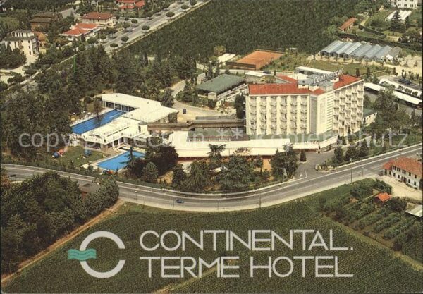 Montegrotto Terme Fliegeraufnahme Continental Terme Hotel