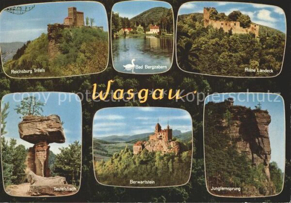 Wasgau Region Reichsburg Trifels Ruine Landeck Berzab