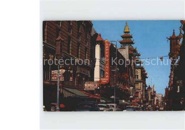 San Francisco California Grant Avenue Chinatown
