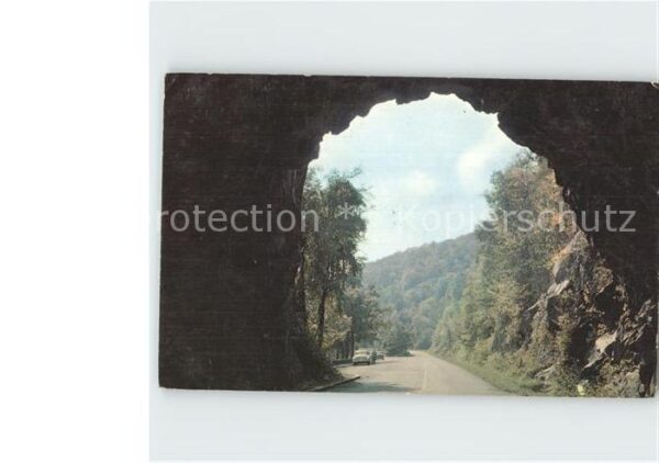 Luray Virginia Marys Rock inside of tunnel on Skyline