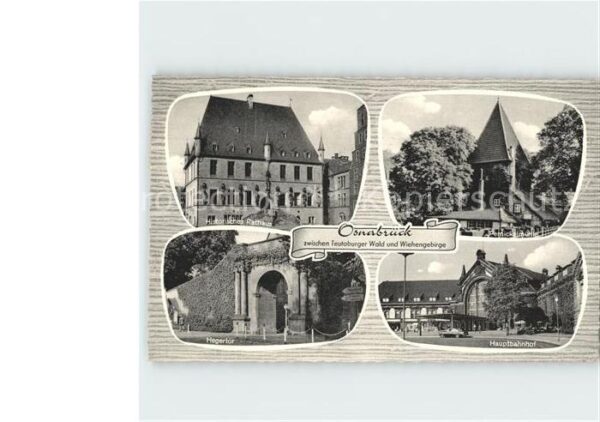 Osnabrueck Rathaus Pernickelmühle Hegertor Hauptba