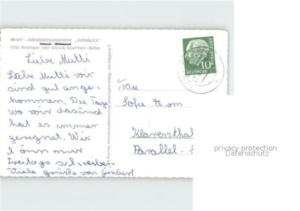 Rotzingen Kindererholungsheim Alpenblick – Bild 2