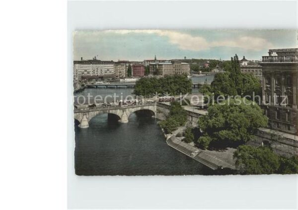 Stockholm Strömmen med Norrbro North Bridge Grand